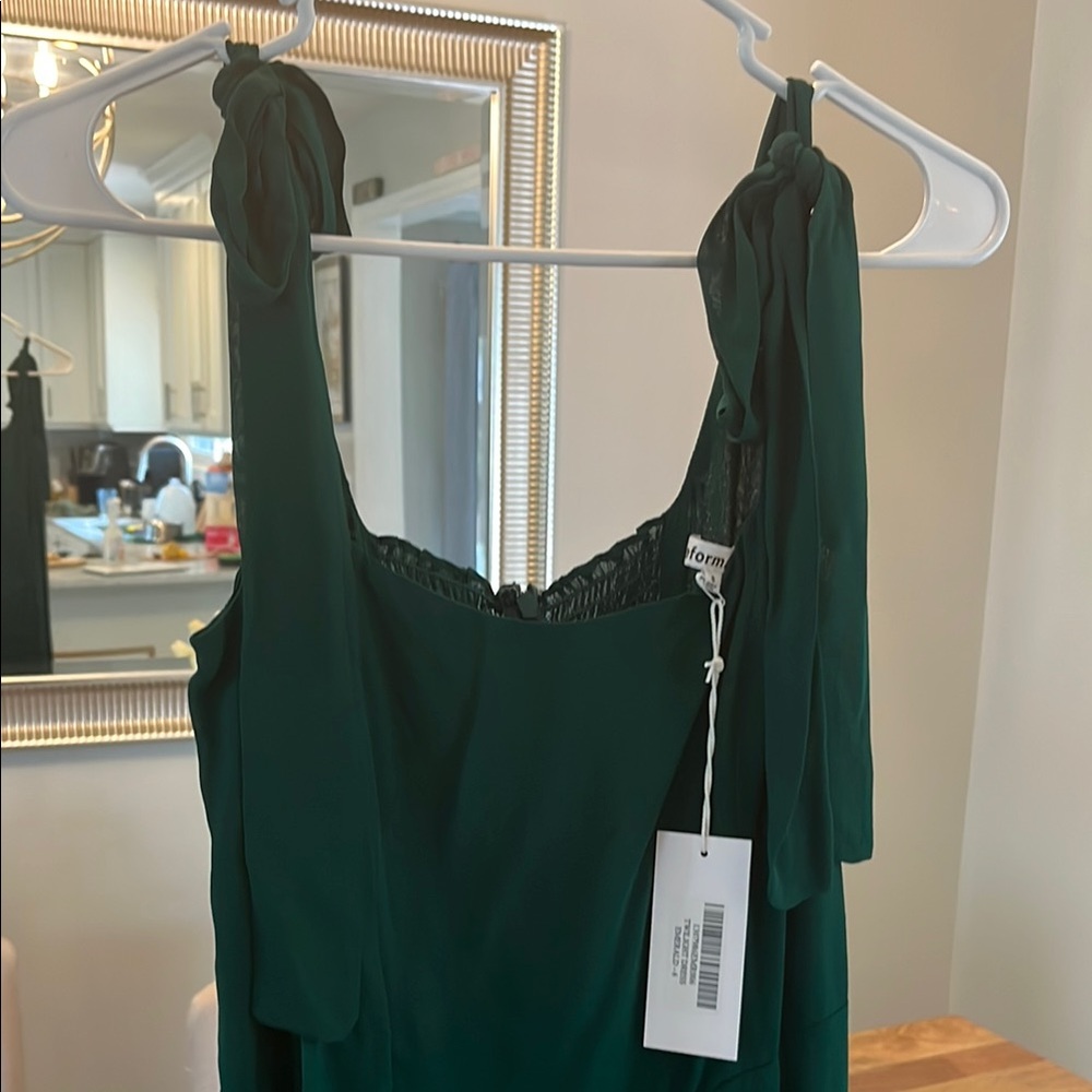 REFORMATION size 6 green twilight dress NWT